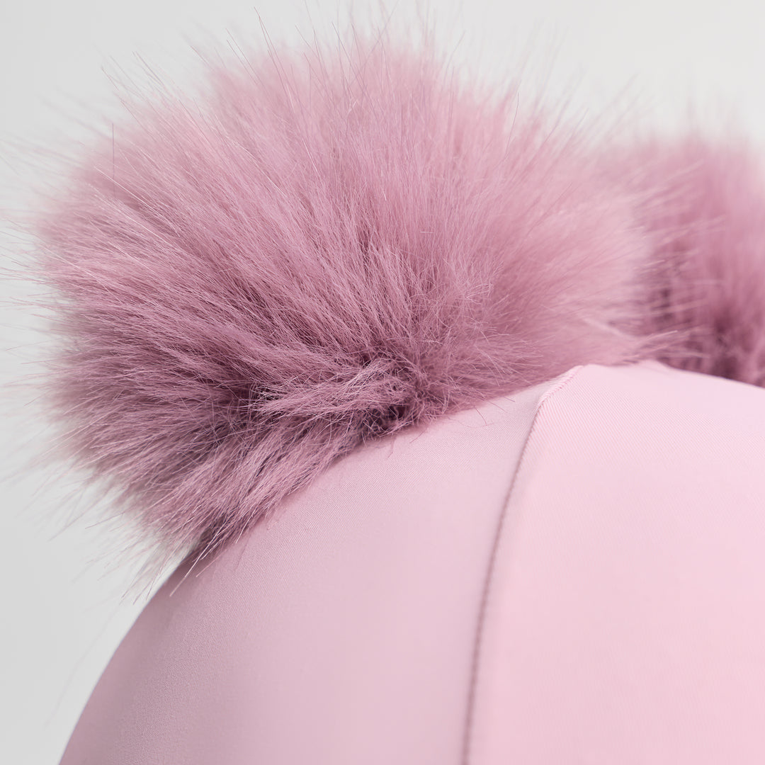 LeMieux Mini Double Pom Hat Silk - Fondant