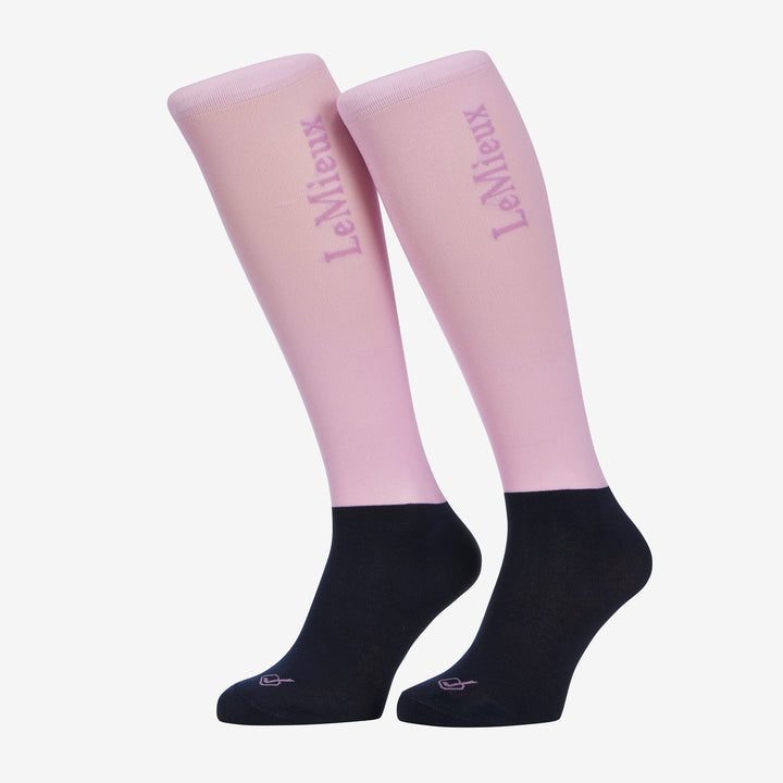 LeMieux 2 Pack Competition Socks - Fondant