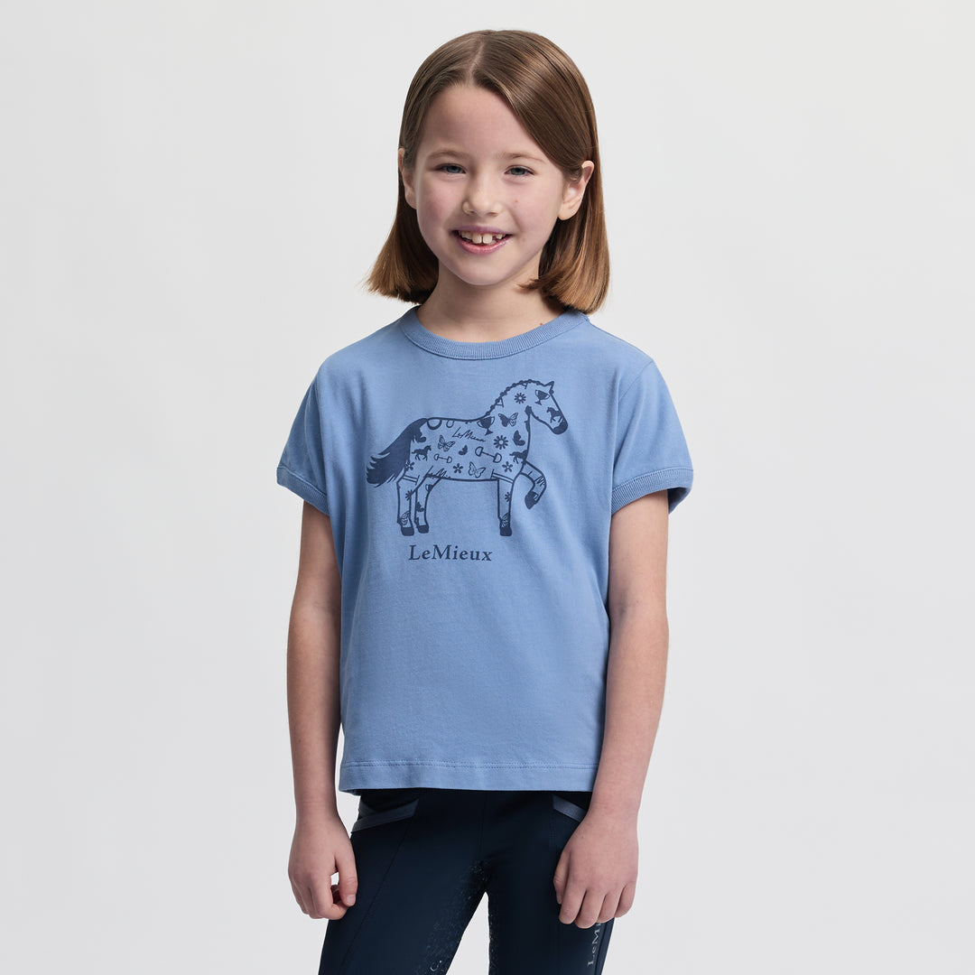 LeMieux Mini Alex T-Shirt - Powder Blue