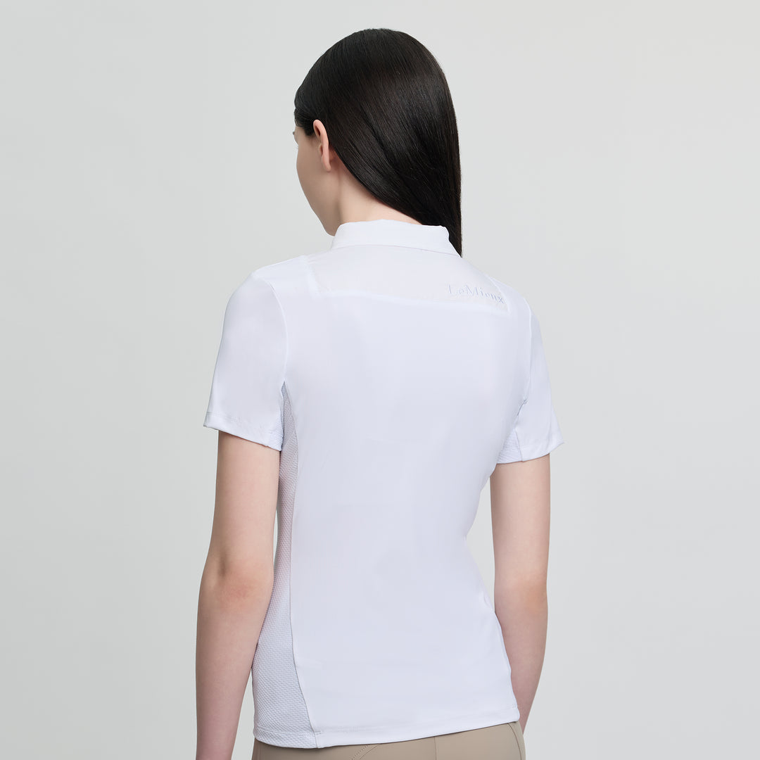 LeMieux Junior Short Sleeve Primrose Show Shirt - White