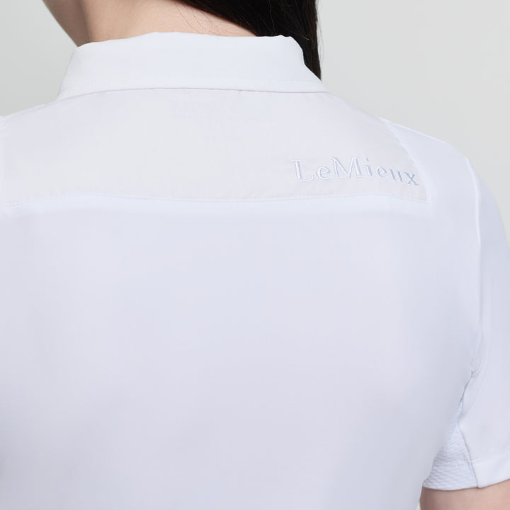 LeMieux Junior Short Sleeve Primrose Show Shirt - White