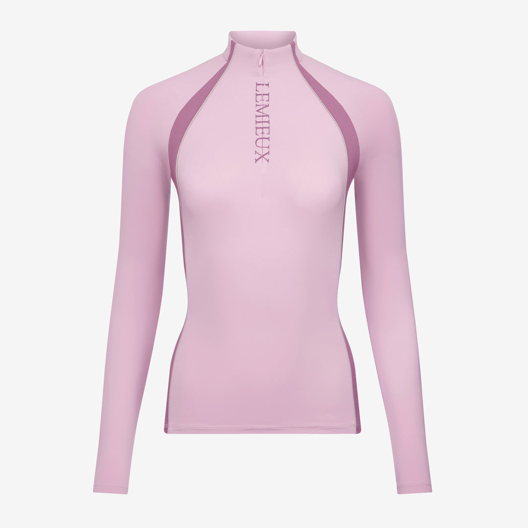 LeMieux Ladies Philippa Mesh Long Sleeve Base Layer - Fondant