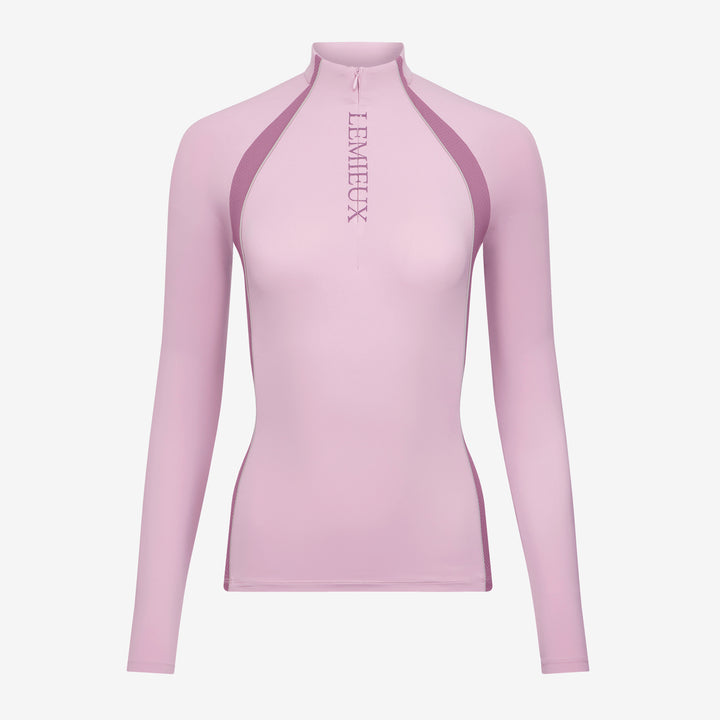 LeMieux Ladies Philippa Mesh Long Sleeve Base Layer - Fondant