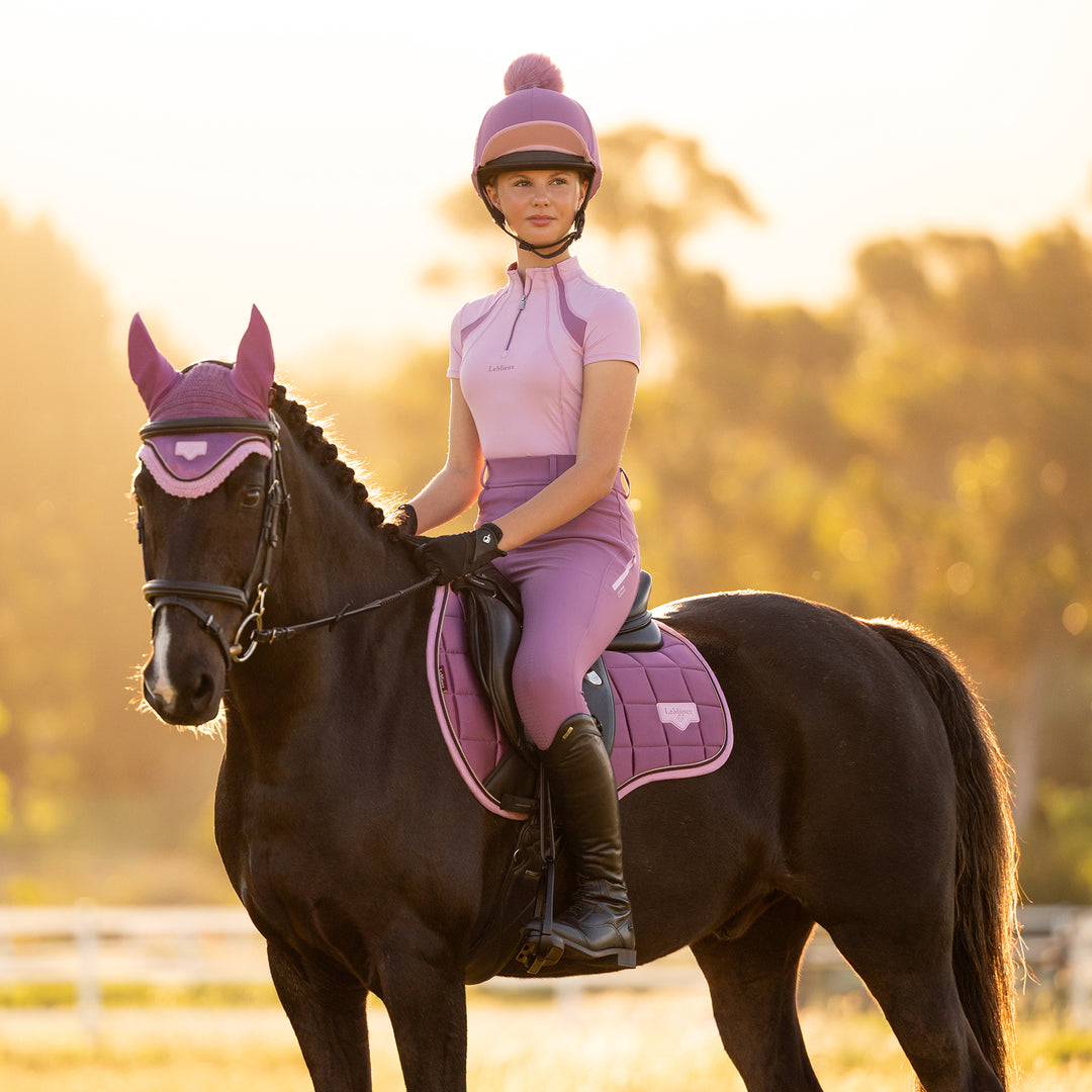 LeMieux Young Rider Mia Mesh Base Layer - Fondant