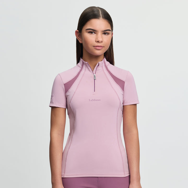 LeMieux Young Rider Mia Mesh Base Layer - Fondant