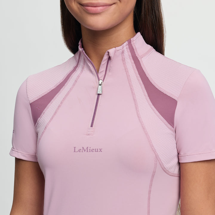 LeMieux Young Rider Mia Mesh Base Layer - Fondant