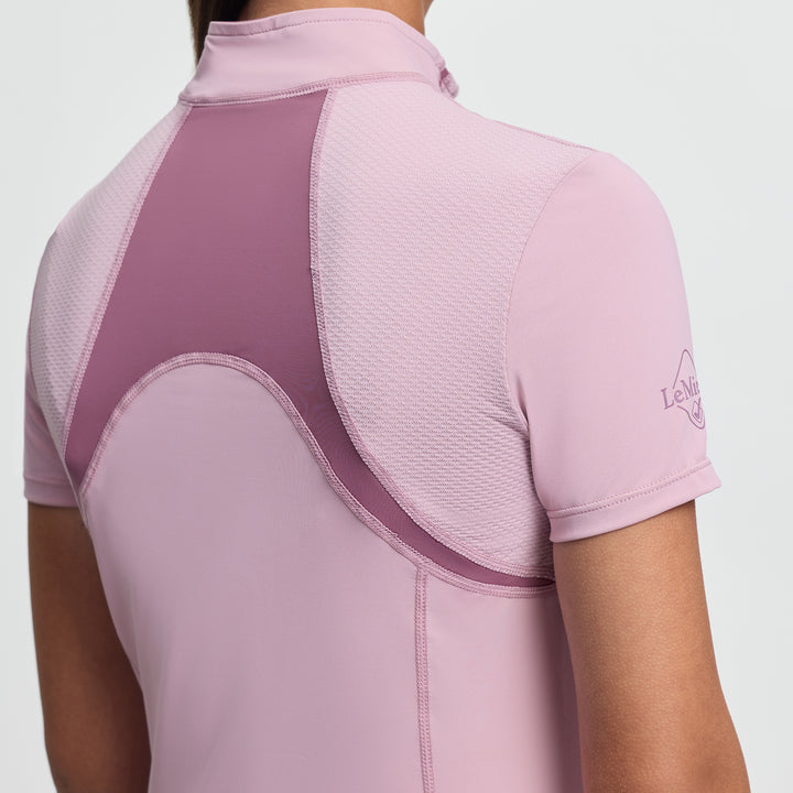 LeMieux Young Rider Mia Mesh Base Layer - Fondant