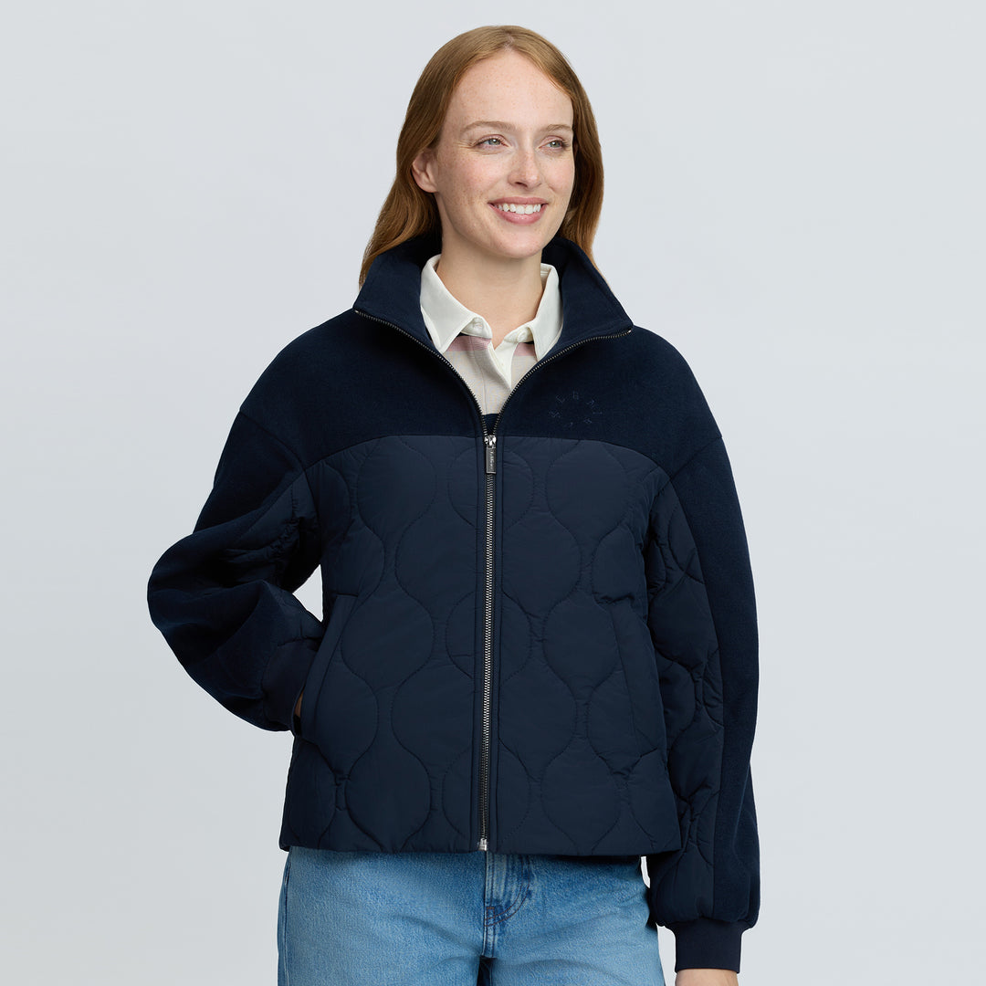 LeMieux Ladies Chloe Bomber Jacket - Navy