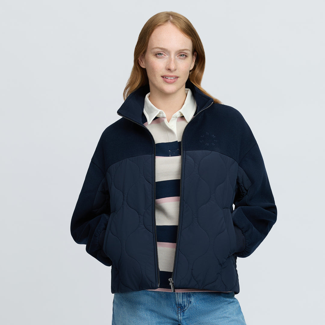 LeMieux Ladies Chloe Bomber Jacket - Navy