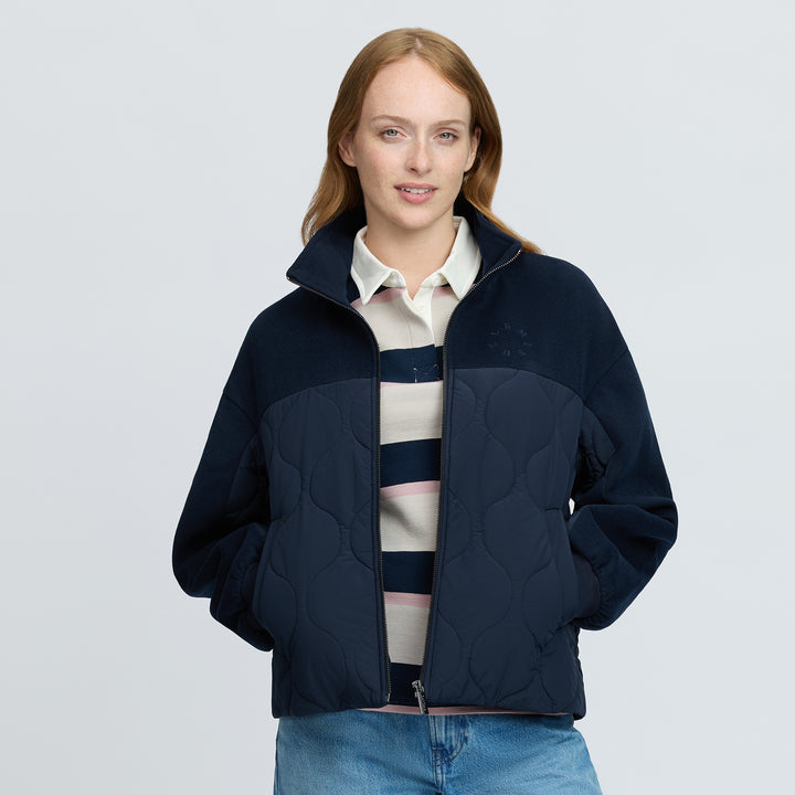 LeMieux Ladies Chloe Bomber Jacket - Navy