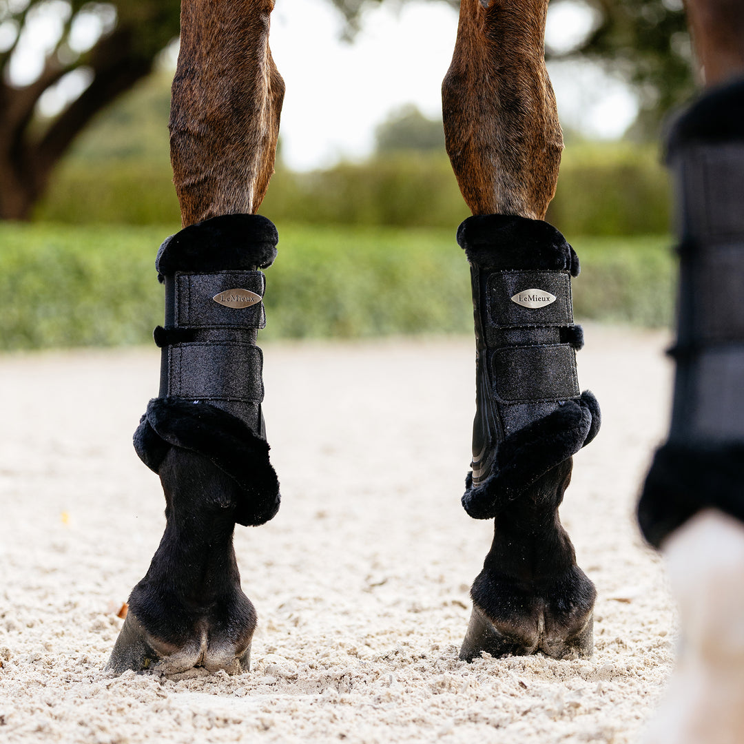 LeMieux Brilliance Fleece Edged Brushing Boot