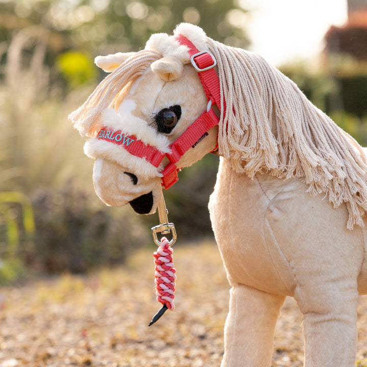 LeMieux Harlow Toy Pony Headcollar & Leadrope - Coral Crush