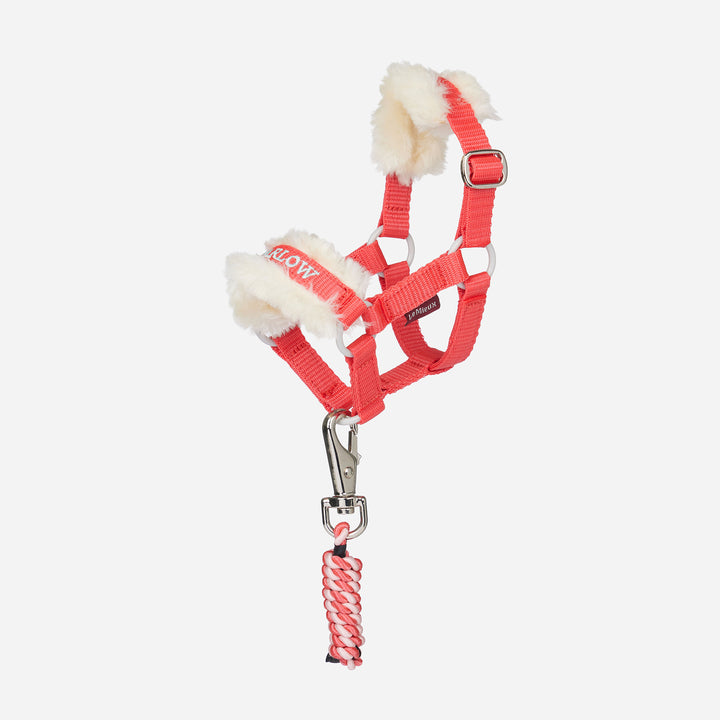LeMieux Harlow Toy Pony Headcollar & Leadrope - Coral Crush