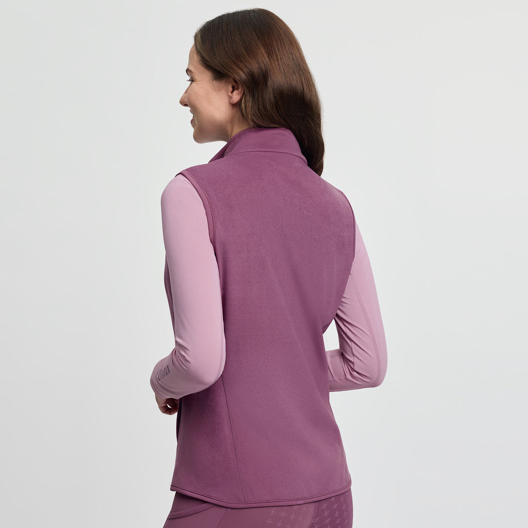 LeMieux Ladies Roberta Fleece Gilet - Mallow