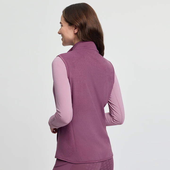LeMieux Ladies Roberta Fleece Gilet - Mallow