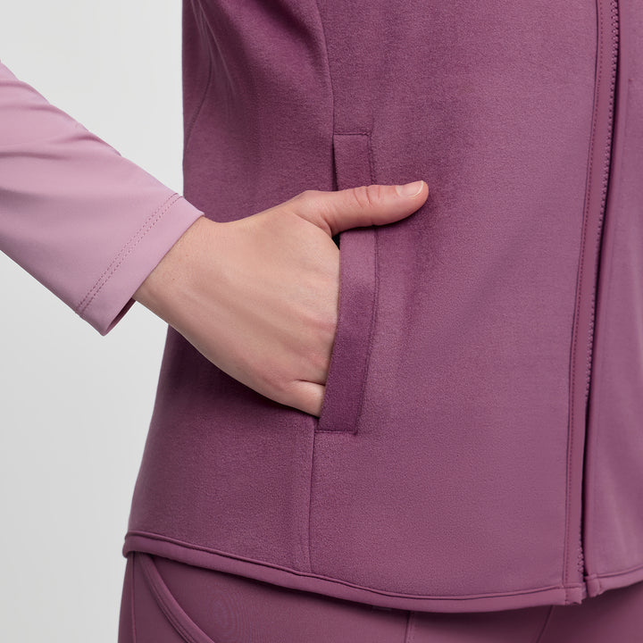 LeMieux Ladies Roberta Fleece Gilet - Mallow
