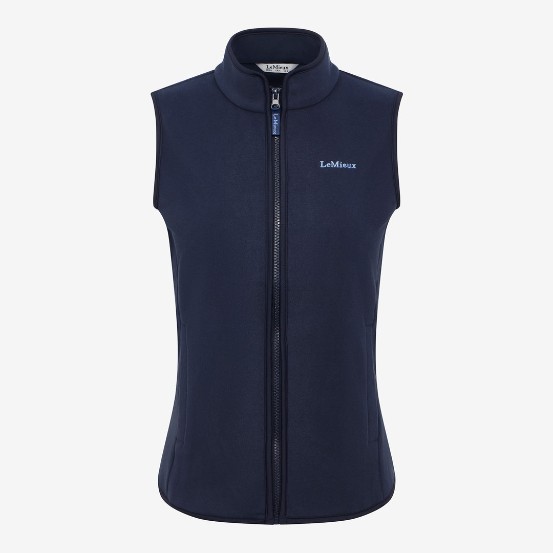 LeMieux Ladies Roberta Fleece Gilet - Navy