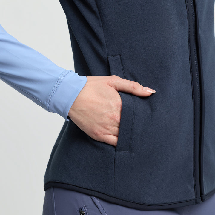 LeMieux Ladies Roberta Fleece Gilet - Navy