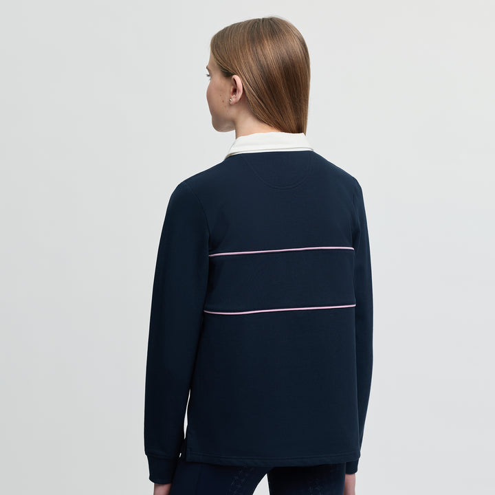 LeMieux Young Rider Riley Rugby Shirt - Navy