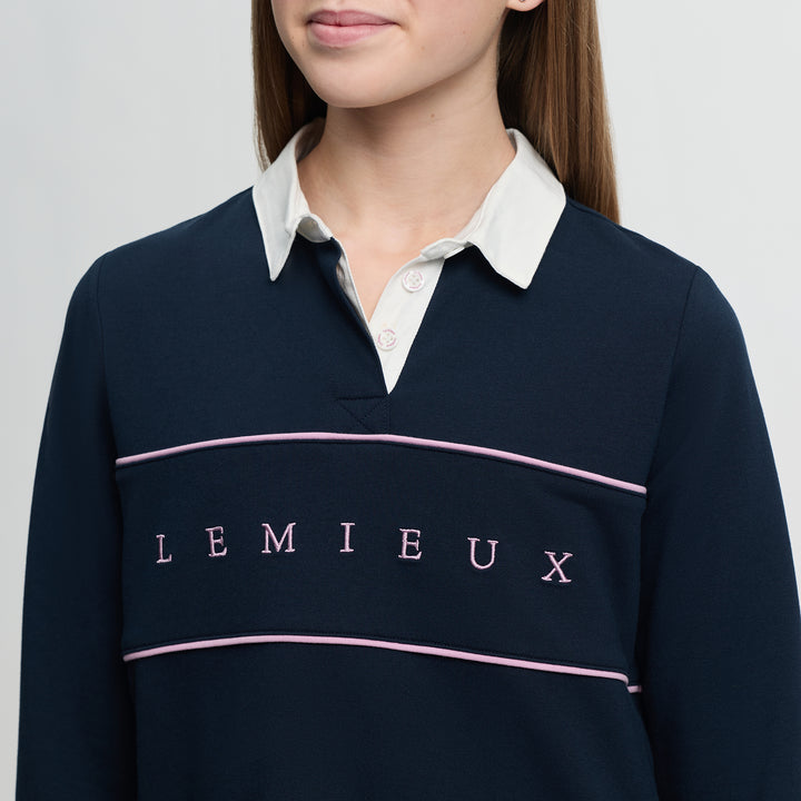 LeMieux Young Rider Riley Rugby Shirt - Navy