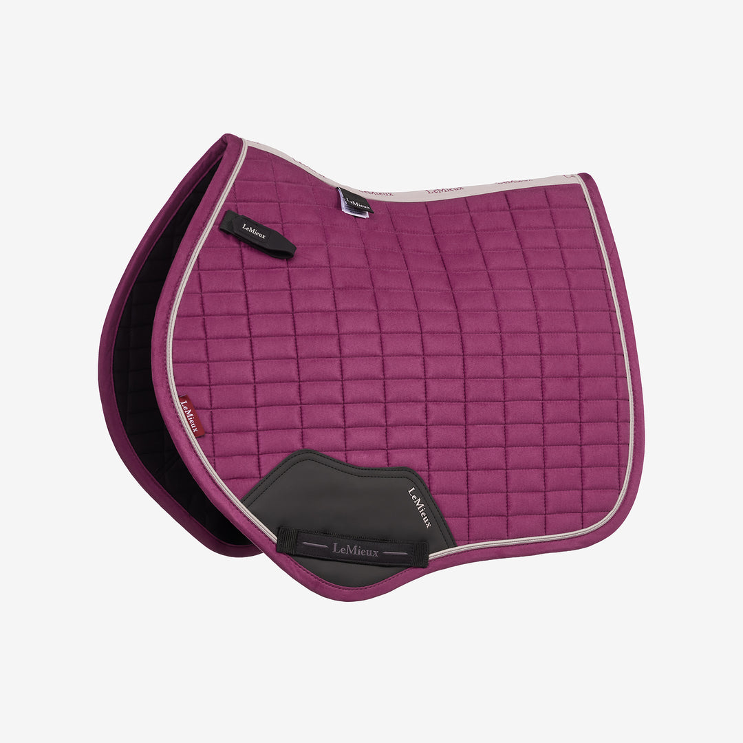 LeMieux Suede Close Contact Square - Blackberry
