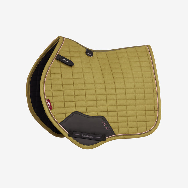 LeMieux Suede Close Contact Square - Gooseberry