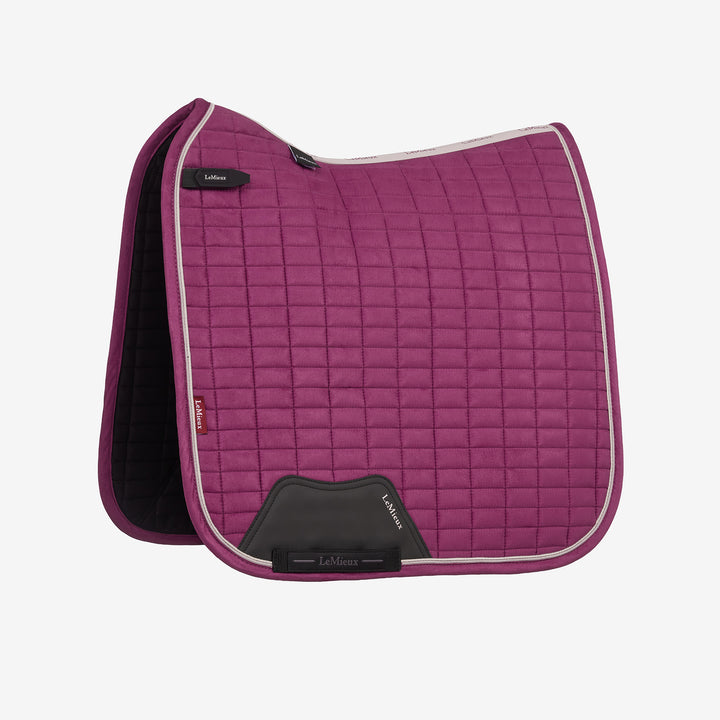 LeMieux Suede Dressage Square - Blackberry