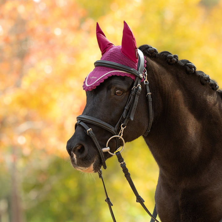 LeMieux Classic Fly Hood - Blackberry