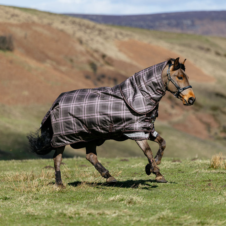 LeMieux Arika Check 100g Turnout Rug - Cocoa