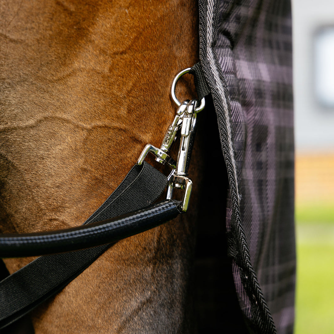 LeMieux Arika Check 100g Turnout Rug - Cocoa