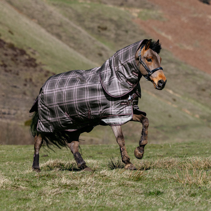 LeMieux Arika Check 100g Turnout Rug - Cocoa
