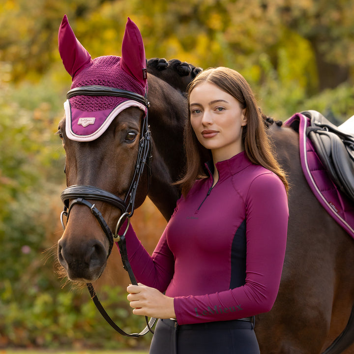 LeMieux Ladies Classique Base Layer - Blackberry
