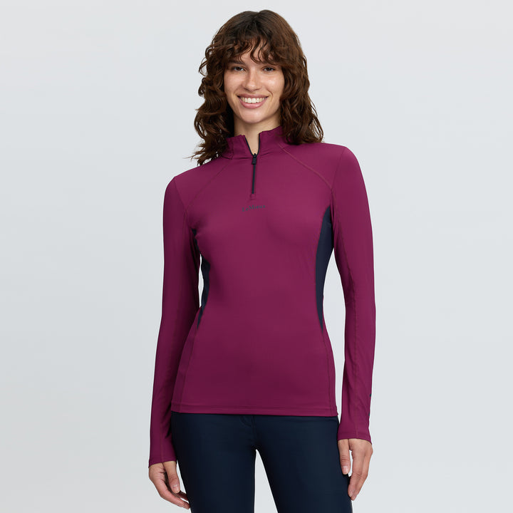 LeMieux Ladies Classique Base Layer - Blackberry