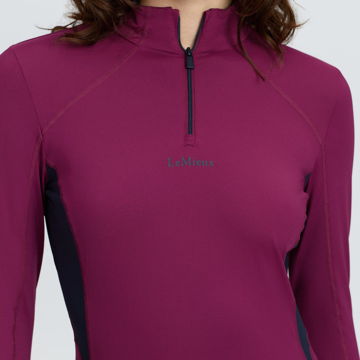 LeMieux Ladies Classique Base Layer - Blackberry