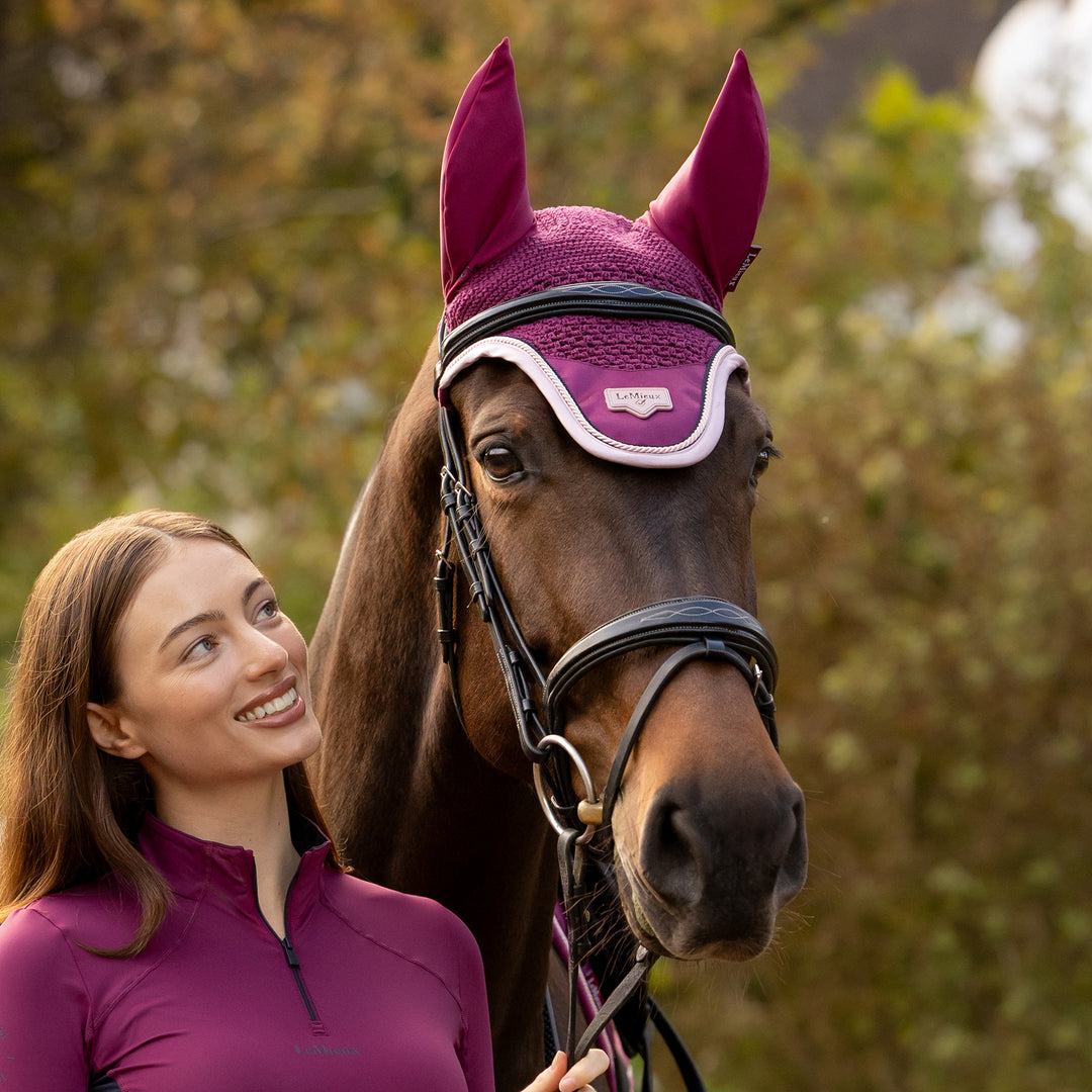 LeMieux Loire Fly Hood - Blackberry