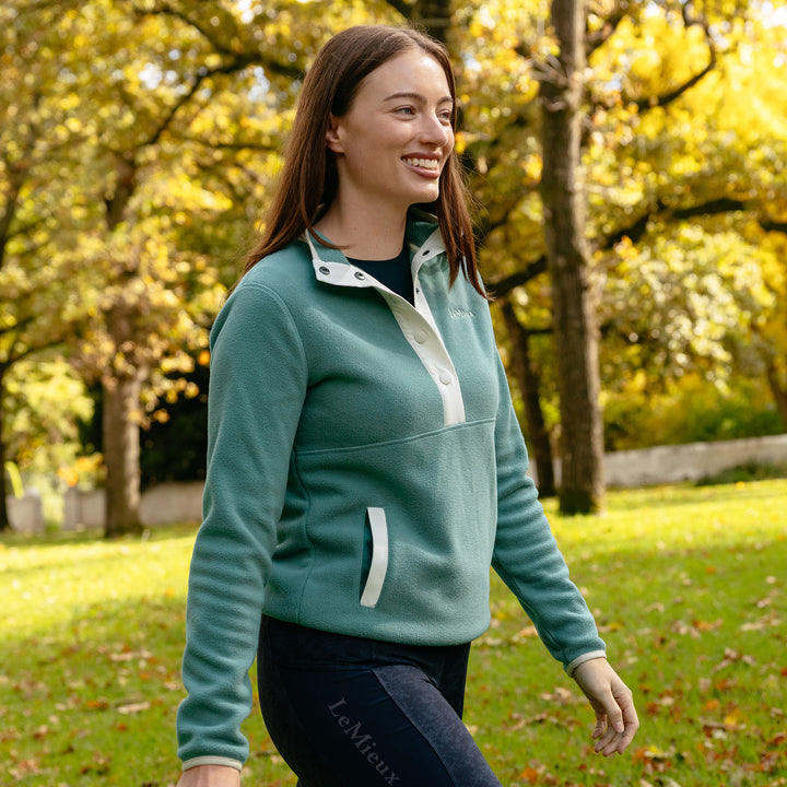 LeMieux Ladies Piper Popper Fleece - Aloe