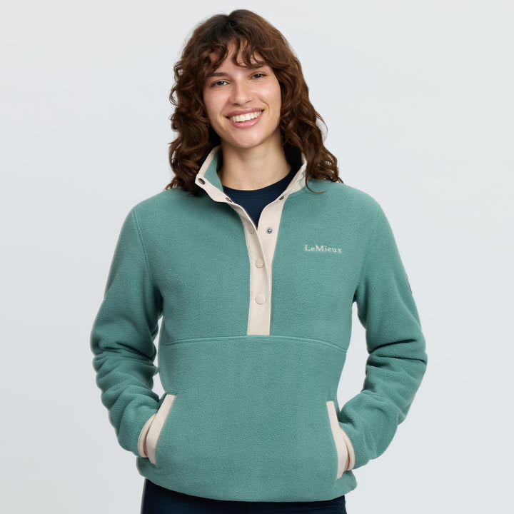 LeMieux Ladies Piper Popper Fleece - Aloe