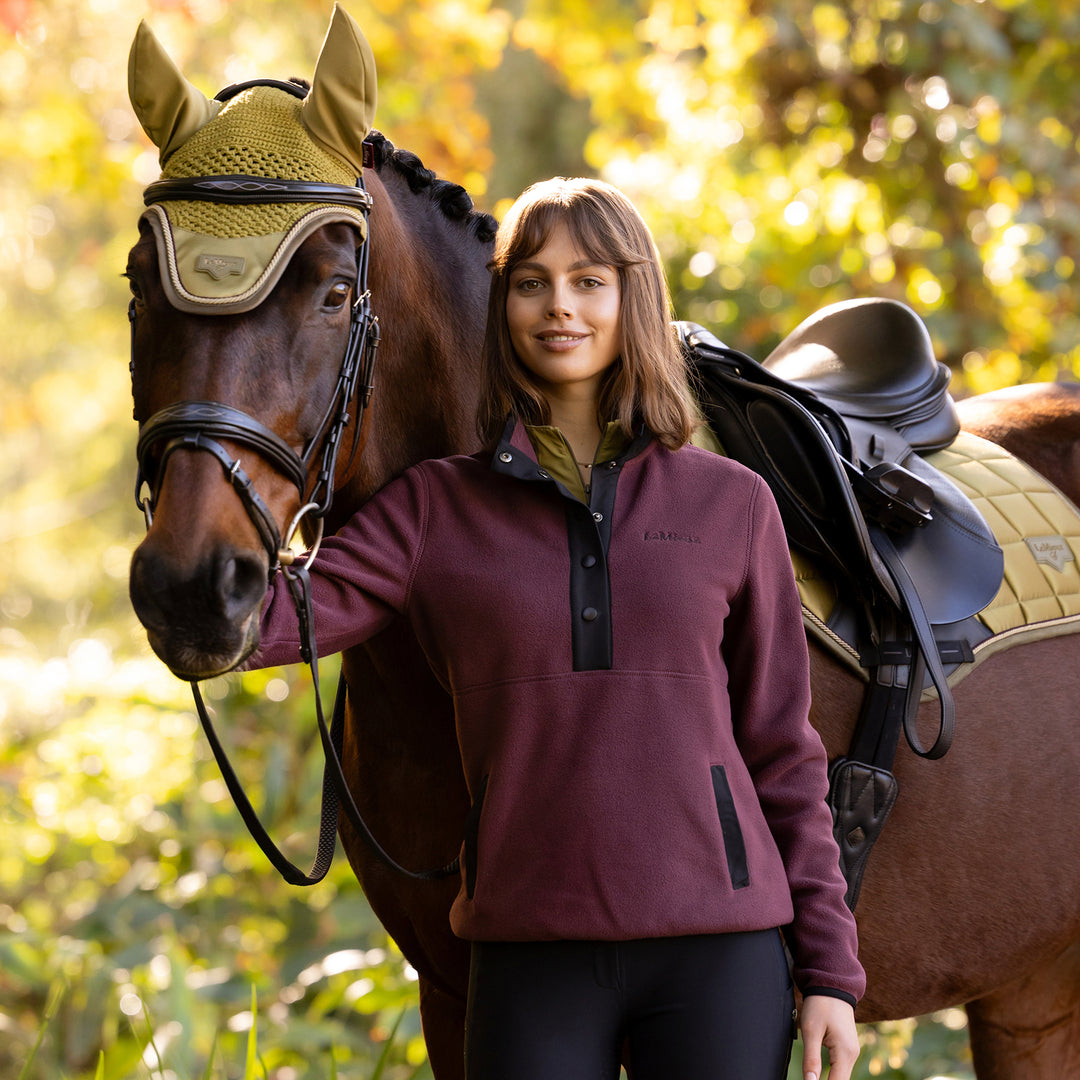 LeMieux Ladies Piper Popper Fleece - Bramble