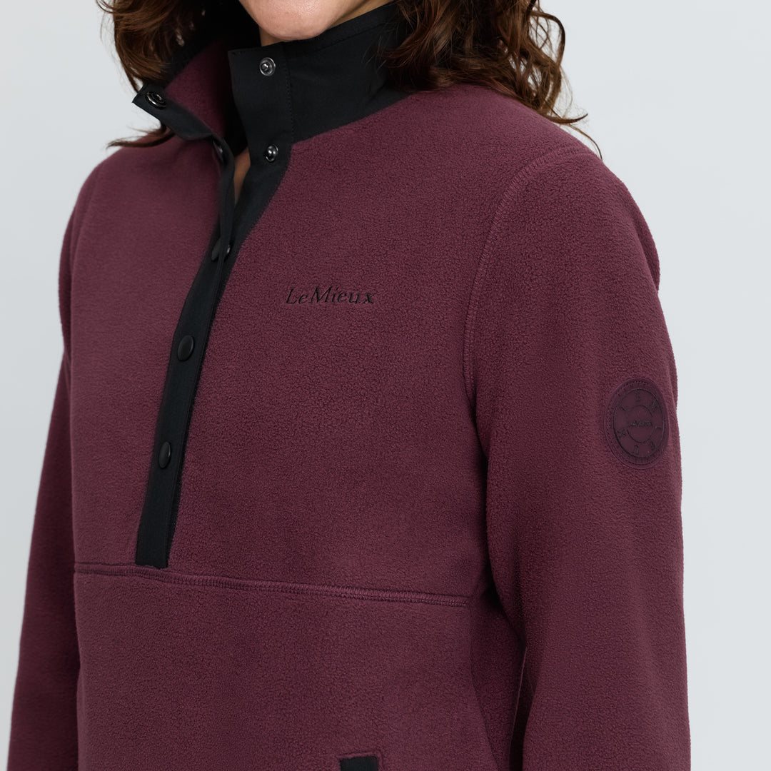 LeMieux Ladies Piper Popper Fleece - Bramble