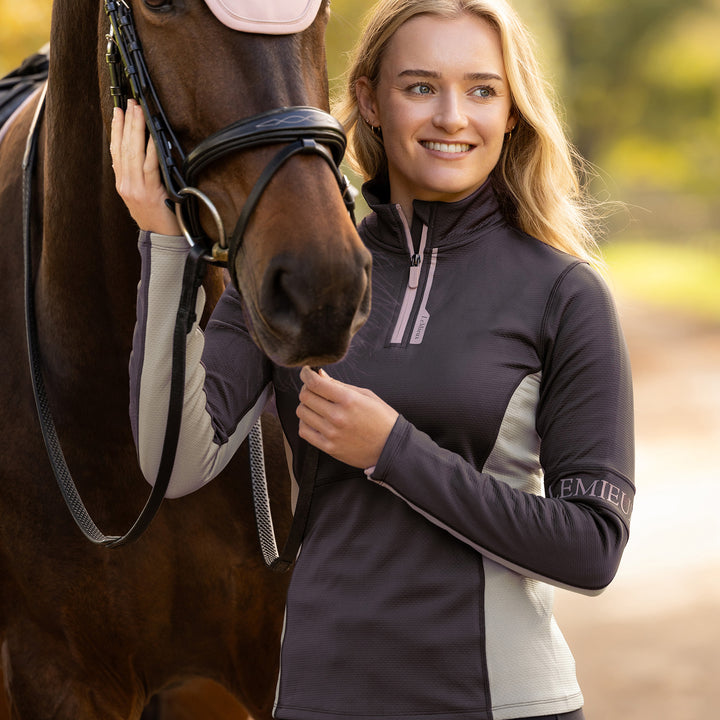 LeMieux Ladies Matilda Mid Layer - Cocoa