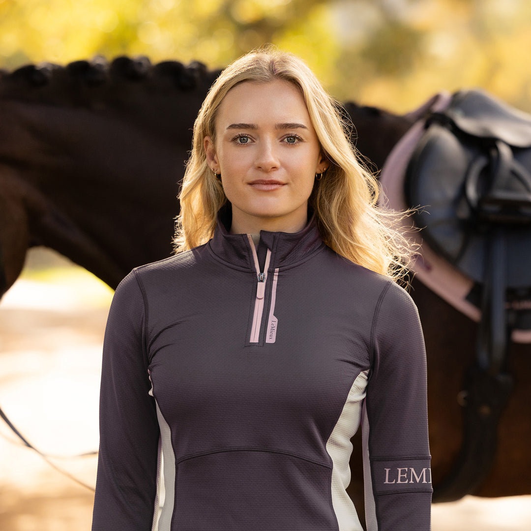 LeMieux Ladies Matilda Mid Layer - Cocoa