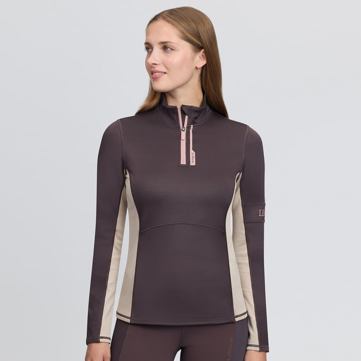 LeMieux Ladies Matilda Mid Layer - Cocoa