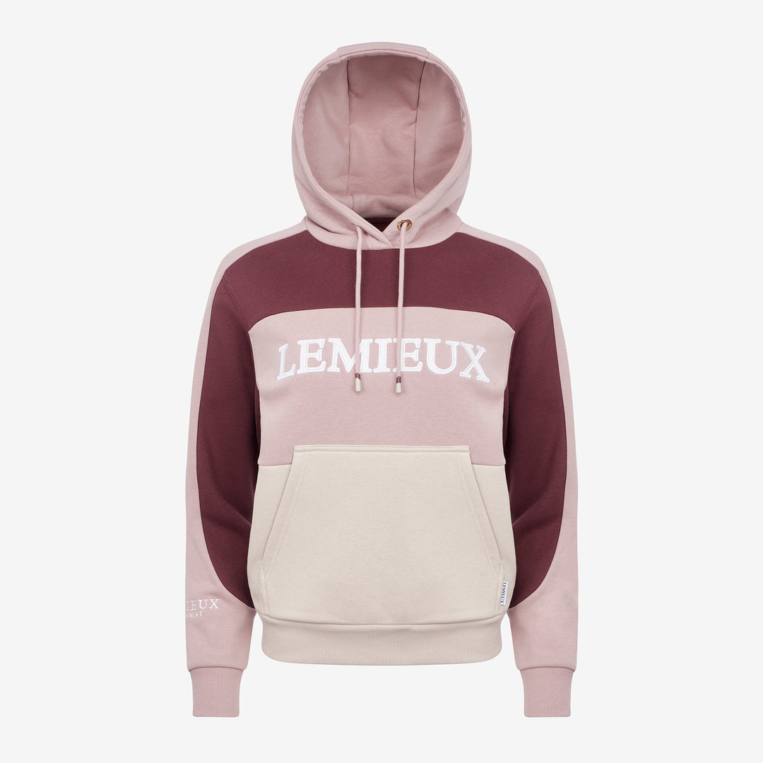 LeMieux Ladies Kadie Colour Block Hoodie - Wild Rose