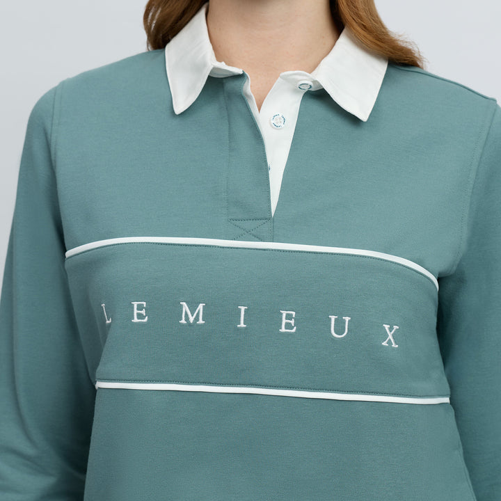 LeMieux Ladies Rochelle Rugby Shirt - Aloe
