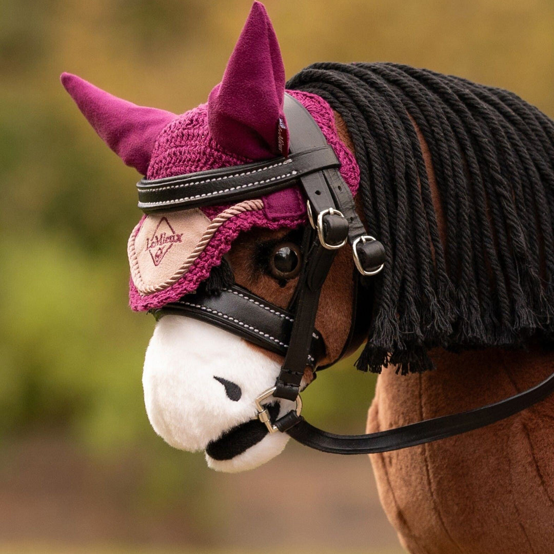 LeMieux Toy Pony Fly Hood - Blackberry