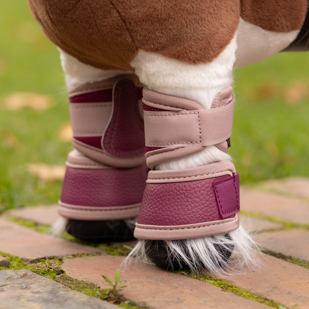 LeMieux Toy Pony Mesh Brushing Boots - Blackberry
