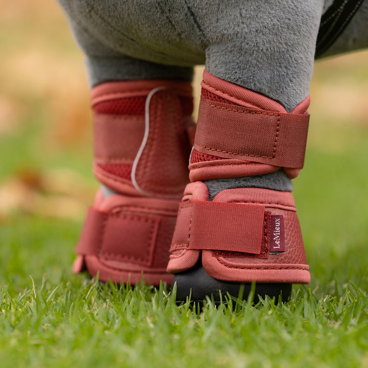 LeMieux Toy Pony Mesh Brushing Boots - Russet