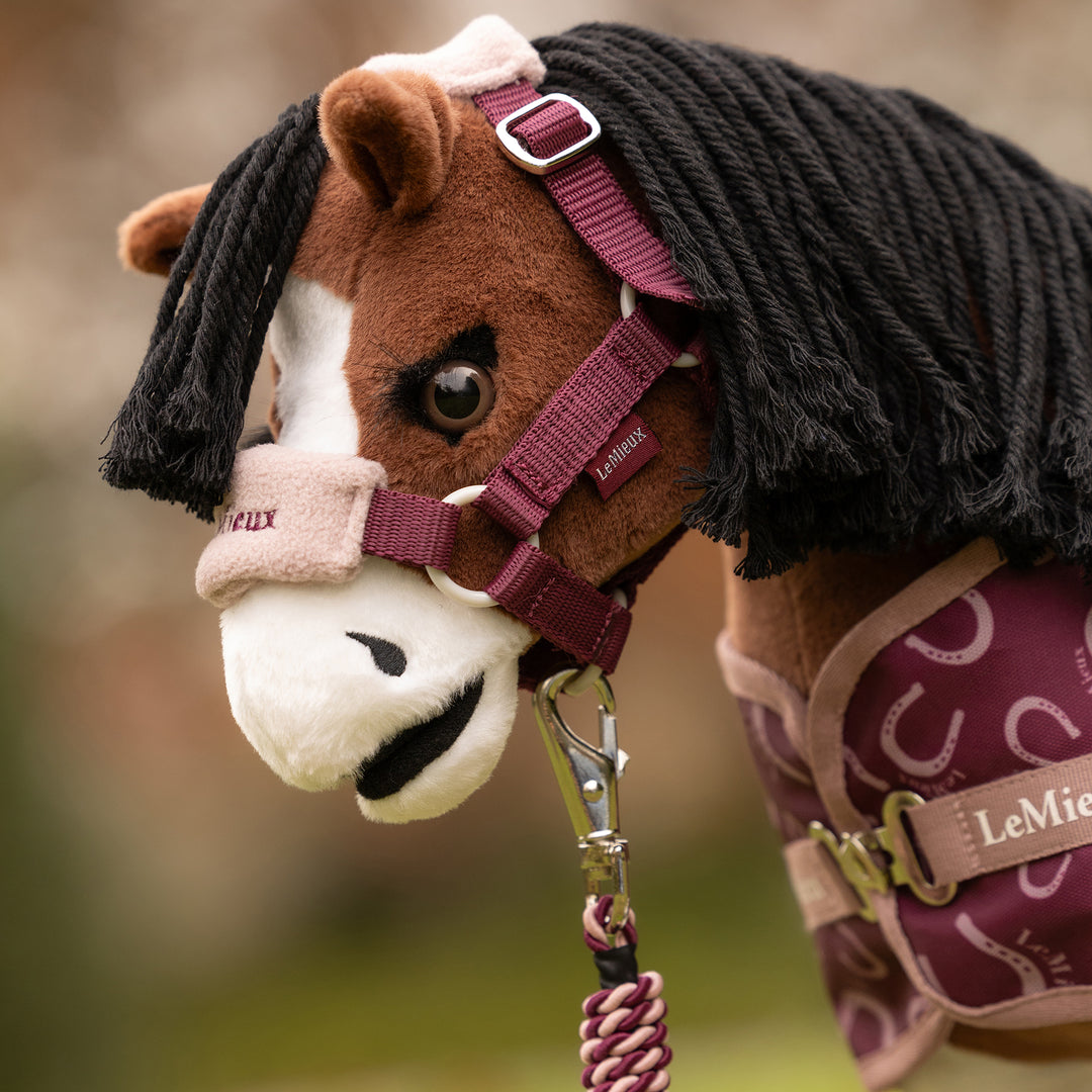 LeMieux Toy Pony Vogue Headcollar & Leadrope - Blackberry