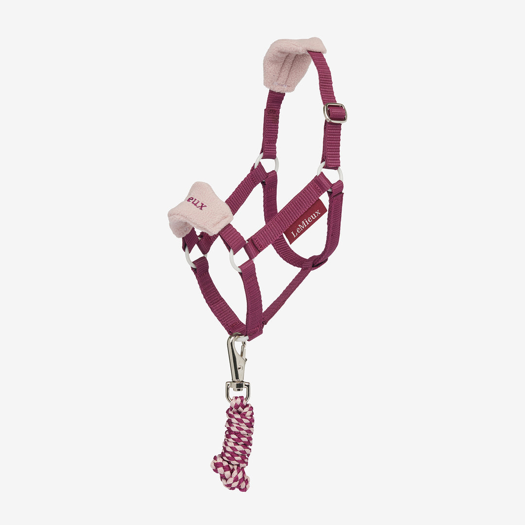 LeMieux Hobby Horse Vogue Headcollar & Leadrope - Blackberry