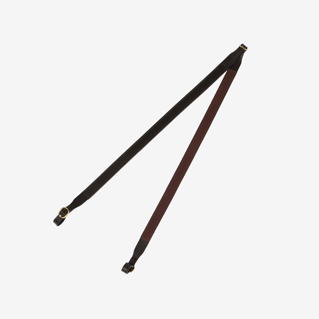 LeMieux Hobby Horse Rubber Grip Rein - Brown